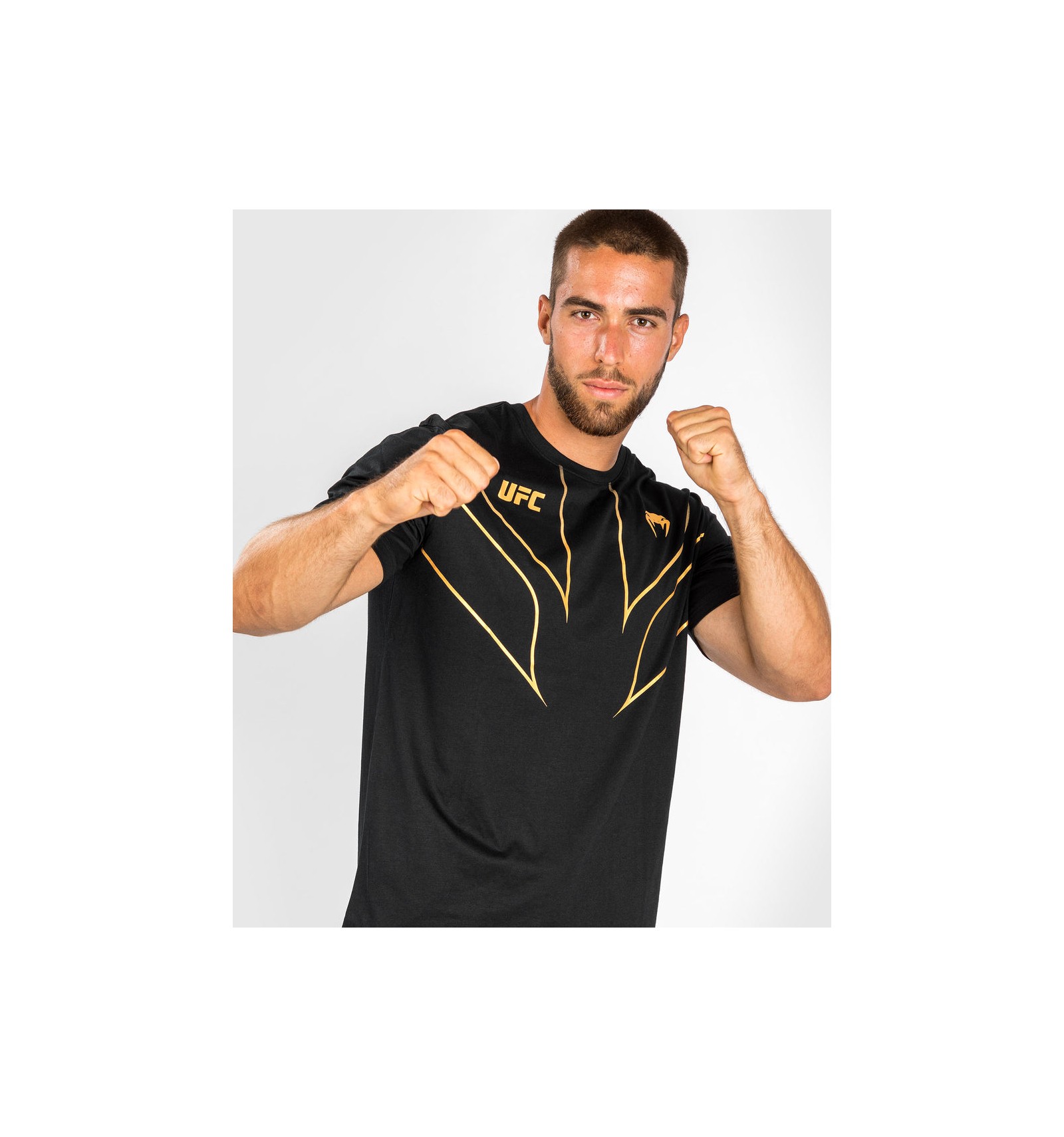 Camiseta UFC Venum Authentic Fight Night 2.0 para hombre - Negra