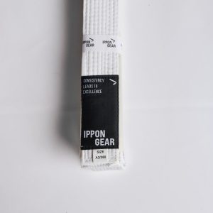 IPPON CINTO BLANCO PUNTA NEGRA