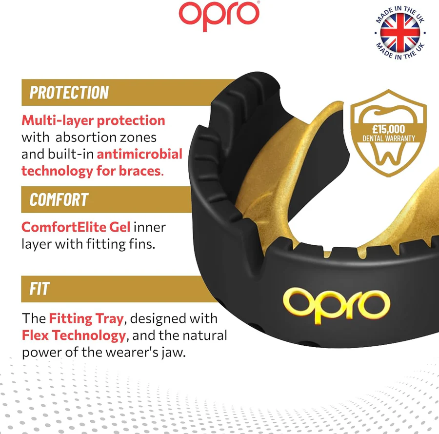 opro bucal gold braces negro