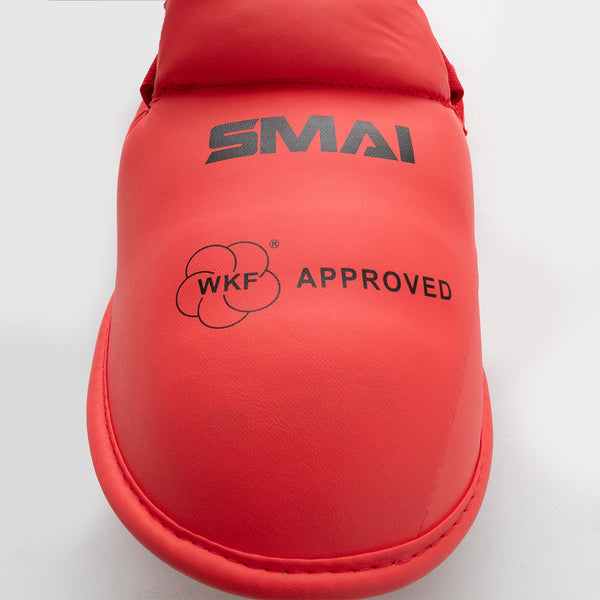 smai canillera karate con empeine wkf