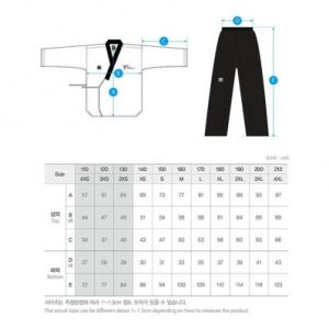 mooto dobok poomsae dan wt hombre