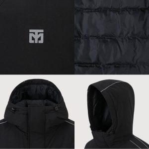 mooto parka solid negra