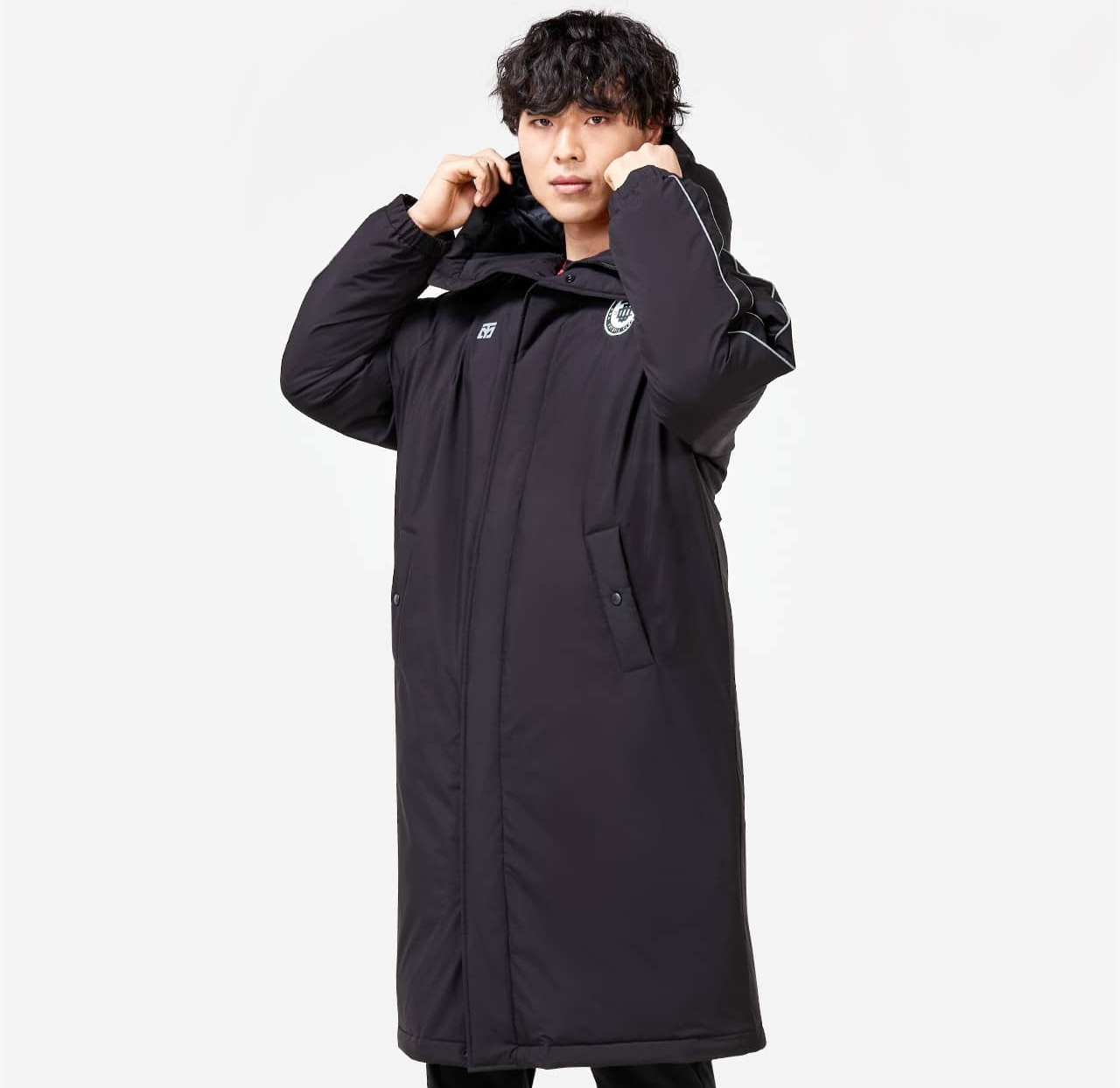 mooto parka solid negra