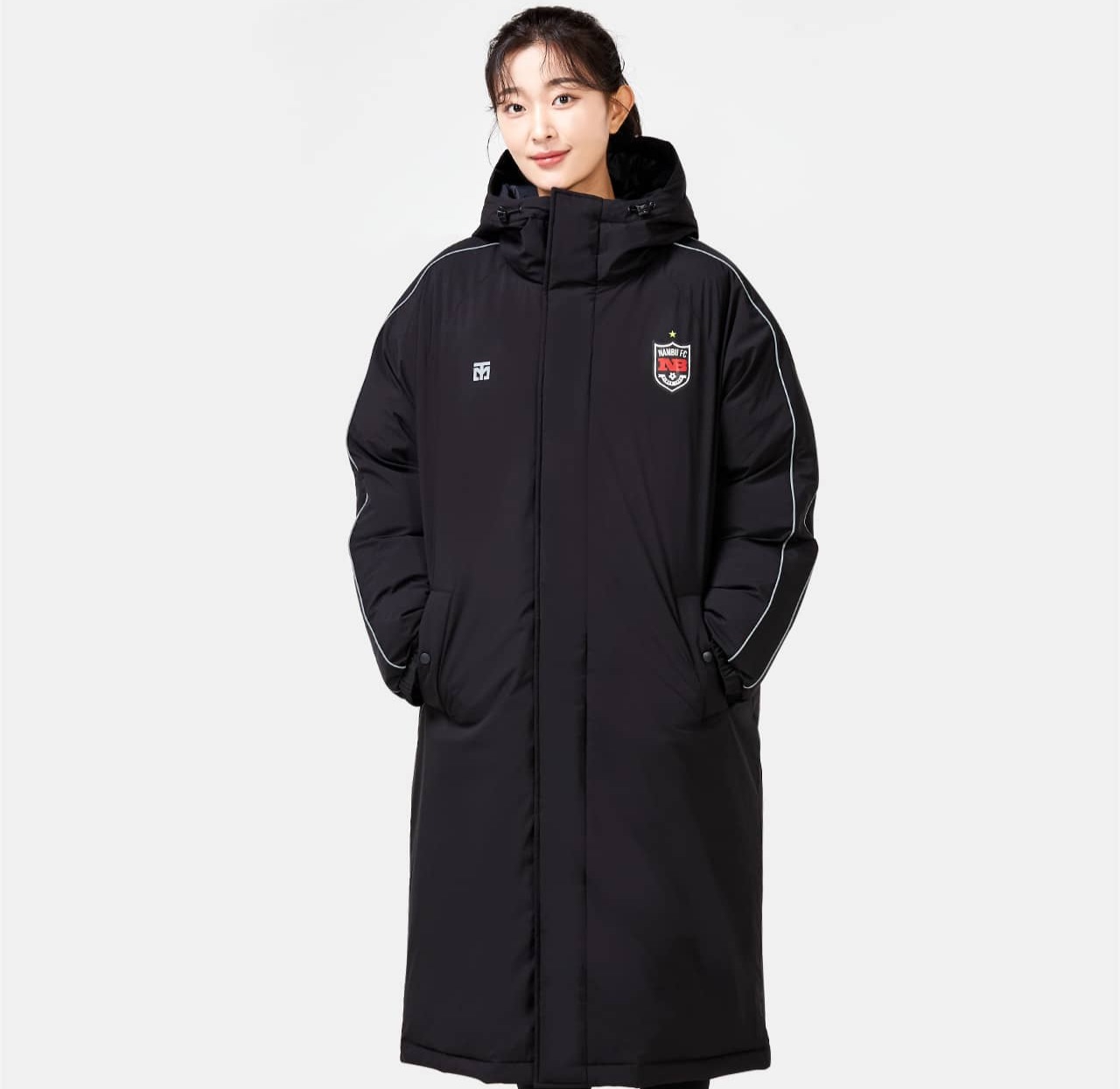 mooto parka solid negra