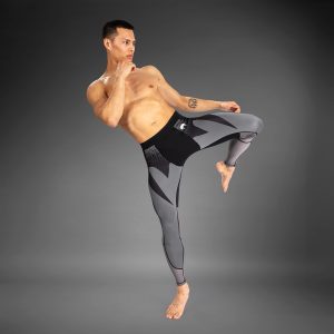 venum calza attack hombre gris/negra