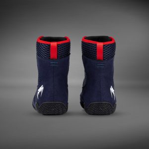 venum zapatilla de boxeo contender azul/rojo