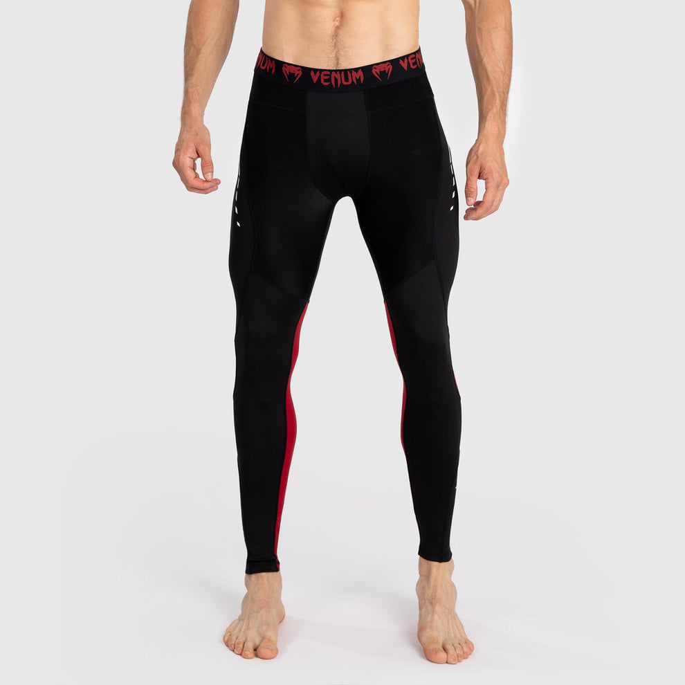 venum calza adrenaline hombre negra/rojo