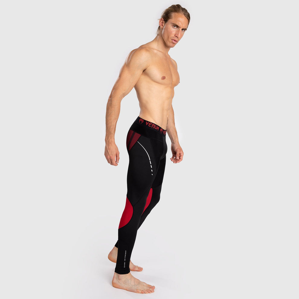 venum calza adrenaline hombre negra/rojo