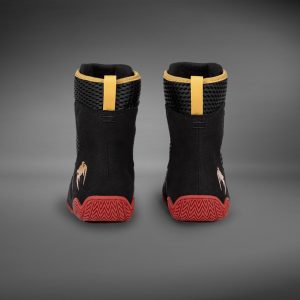 venum zapatilla de boxeo contender negro/dorado