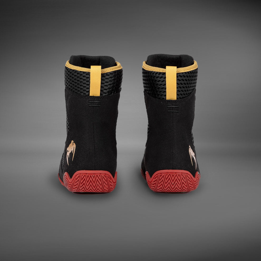 venum zapatilla de boxeo contender negro/dorado