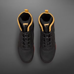 venum zapatilla de boxeo contender negro/dorado