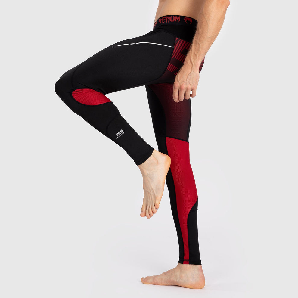 venum calza adrenaline hombre negra/rojo