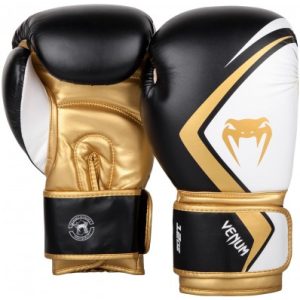 venum guante contender negro/blanco/dorado