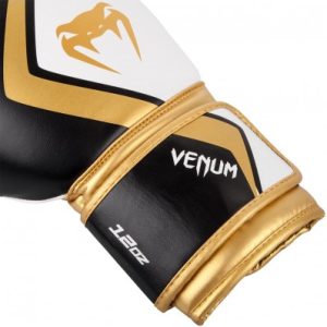 venum guante contender negro/blanco/dorado