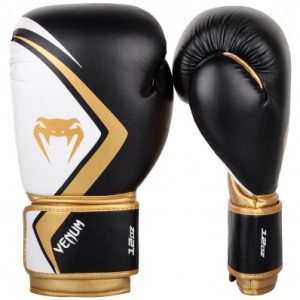 venum guante contender negro/blanco/dorado