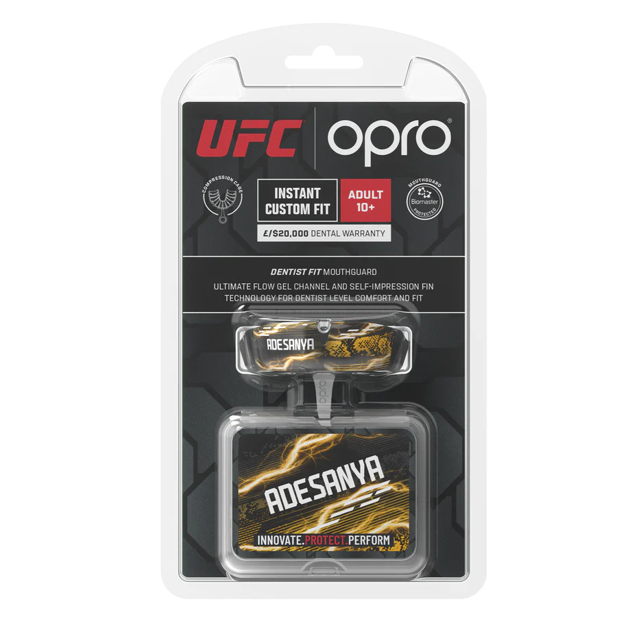 opro bucal ufc israel adesanya instant custom fit